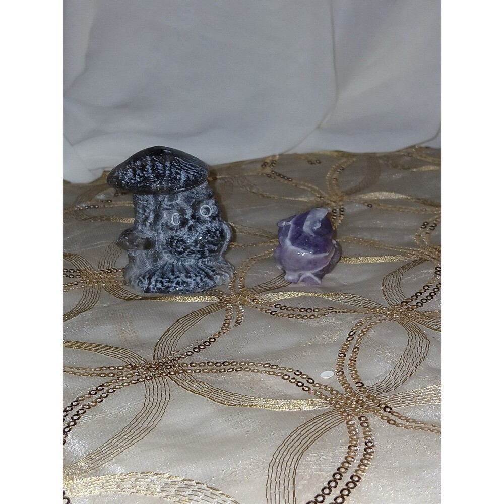 Owl Crystal Carvings